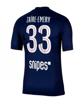 Billige Fotballdrakt Paris Saint-Germain Warren Zaire-Emery #33 Replika Hjemmedrakt 2025-26 Kortermet Billige Fotballdrakt Paris Saint-Germain Warren Zaire-Emery #33 Replika Hjemmedrakt 2025-26 Kortermet